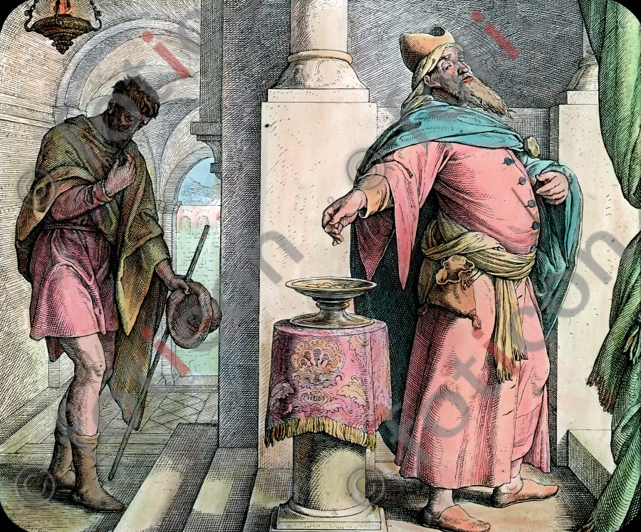 Gleichnis vom Pharisäer und Zöllner | Parable of the Pharisee and the publican (foticon-simon-043-033.jpg)